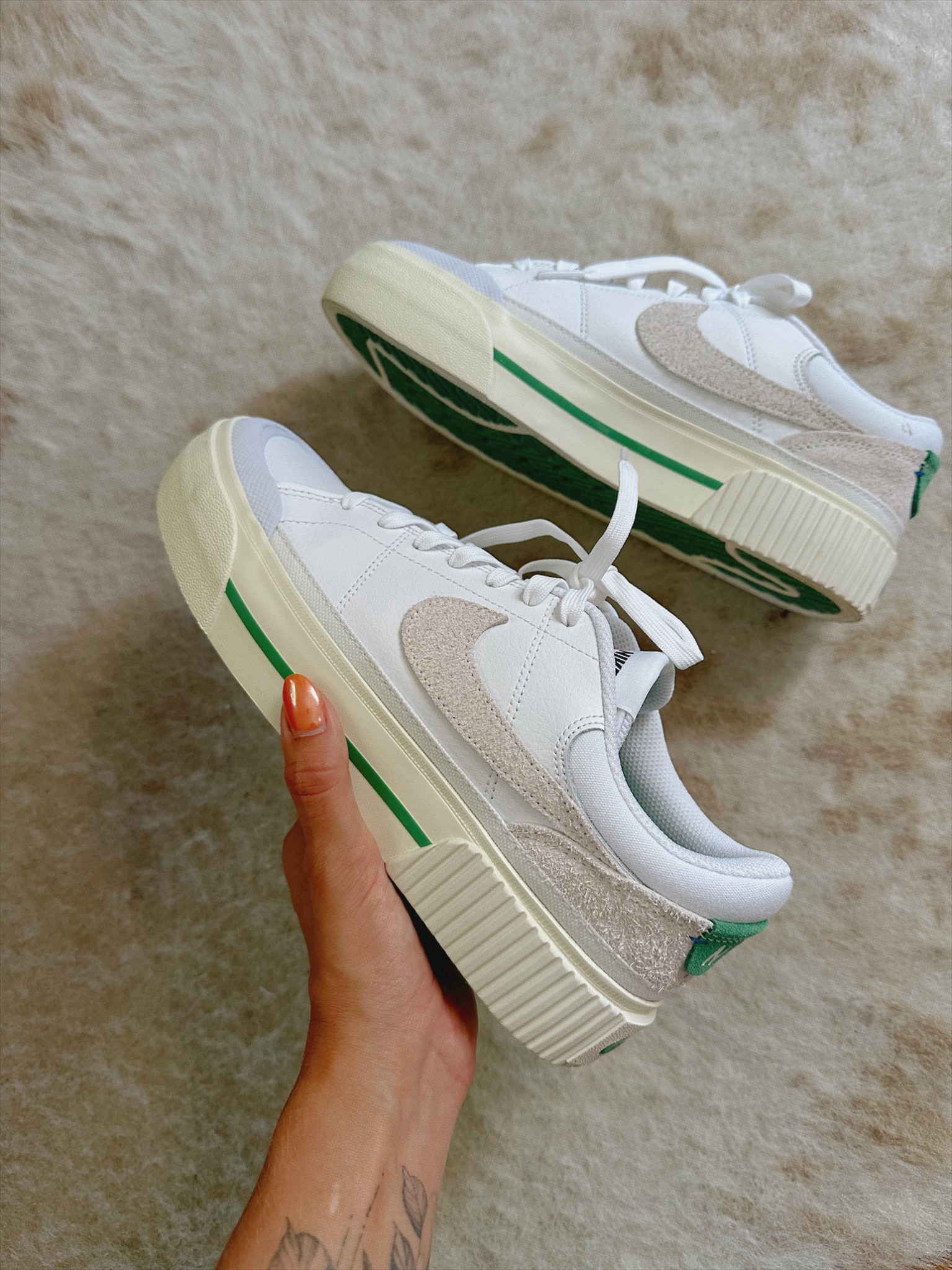 OBSESSED IS AN UNDERSTATEMENT. I sized down .5 and they fit well- but I think my normal size would have also fit okay! If you are between sizes, then size down .5!

#LTKShoeCrush