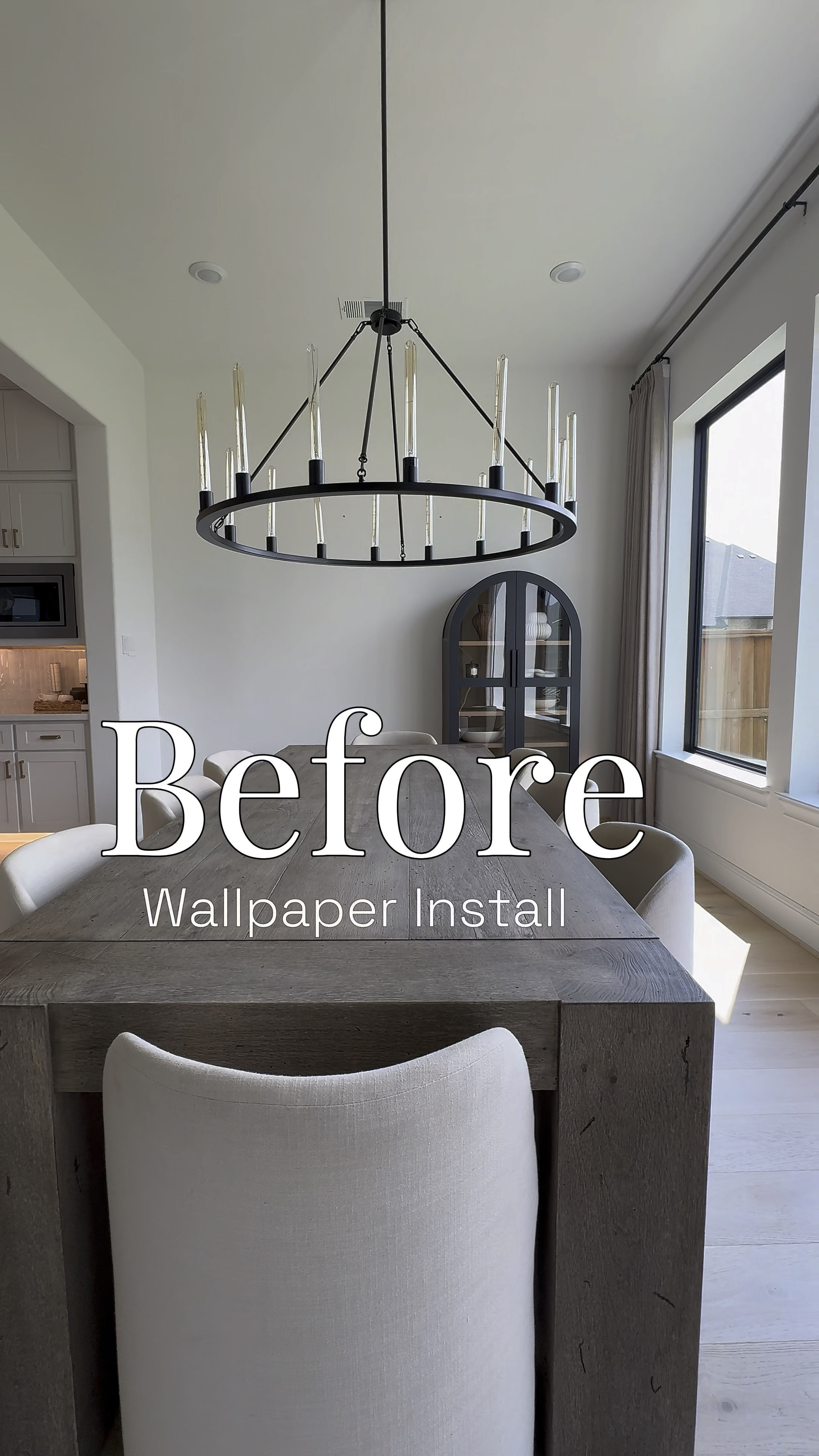 
So in love with this wallpaper! It’s peel and stick - so installation is super easy! Color is Neutral/Pearl …. It also comes in Gray. We used 1 roll per stick so that the patterns match from top to bottom…😊

#LTKVideo 

#LTKHome #LTKSaleAlert