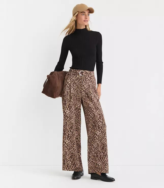 Ribbed Mock Neck Sweater | LOFT