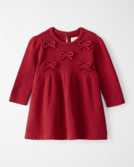 Baby Girl Organic Cotton Sweater Knit Dress | Carter's Inc