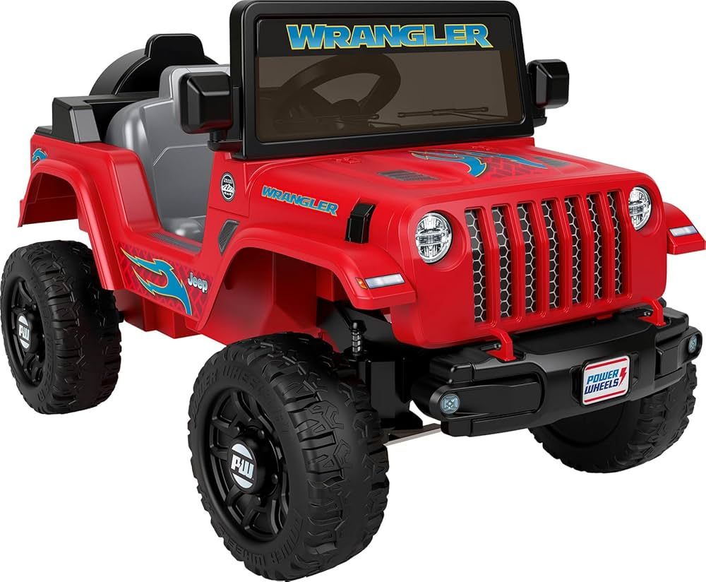 ​Power Wheels Jeep Wrangler Toddler Ride-On Toy with Driving Sounds, Multi-Terrain Traction, Se... | Amazon (US)