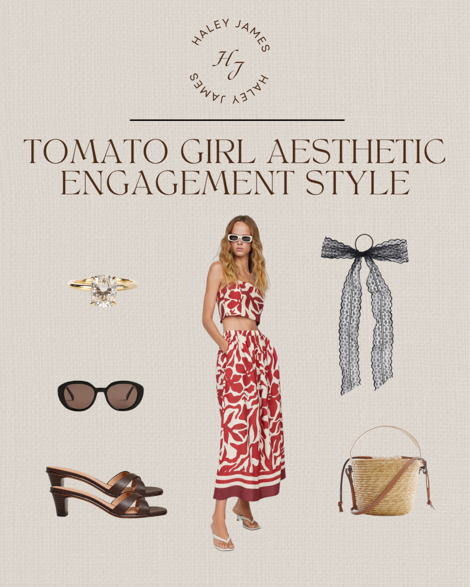 Styled by Haley James: Tomato Girl Engagement Style Aesthetic #summer #tomatogirl

#LTKstyletip #LTKwedding #LTKshoecrush