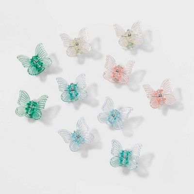 Transparent Butterfly Hair Clip Set 10pc - Wild Fable™ | Target
