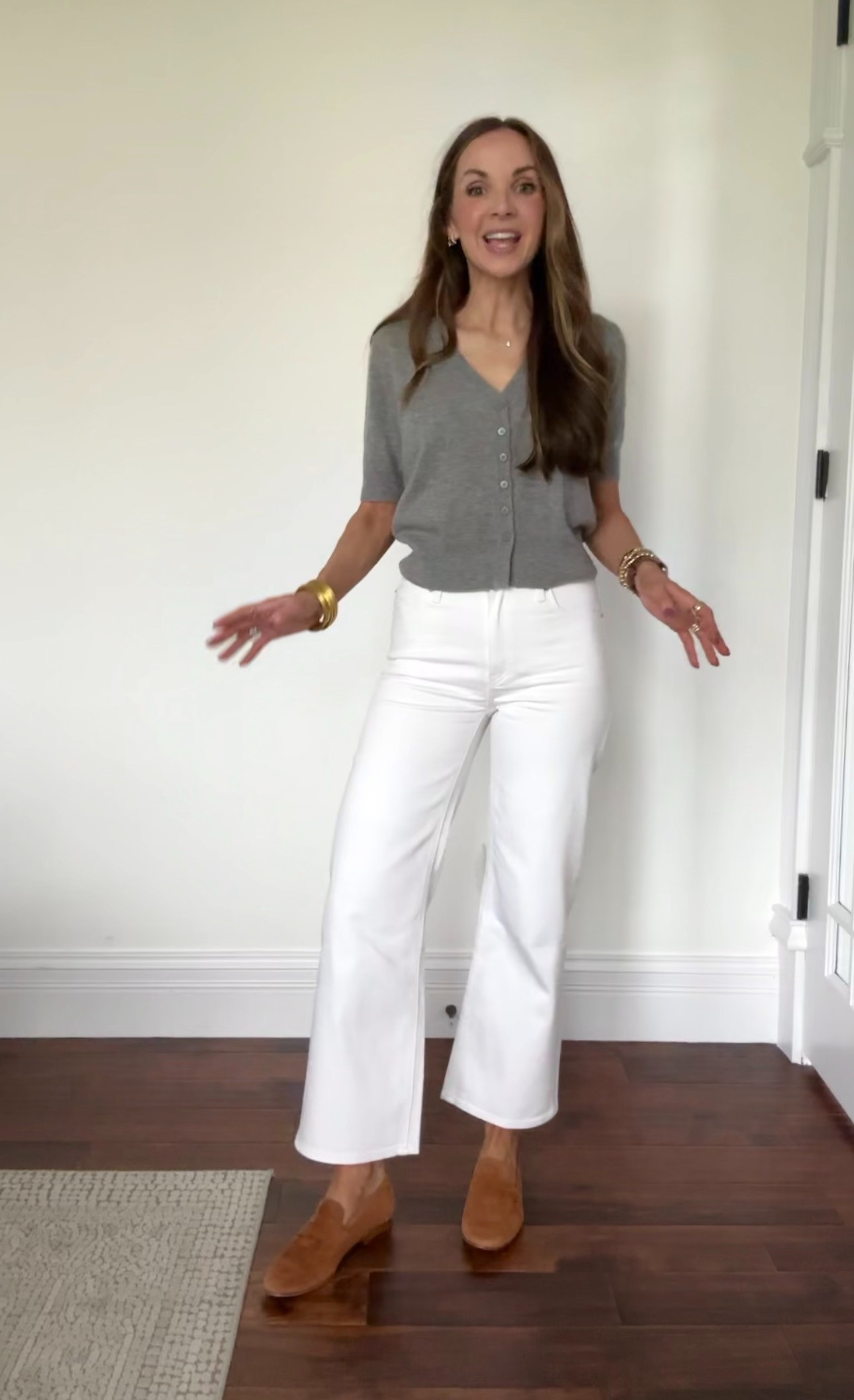 @Quince  pieces that will be in regular rotation this spring! I am in a 27 (I sized up) in the jeans and 28 inseam.  #QuincePartner

 