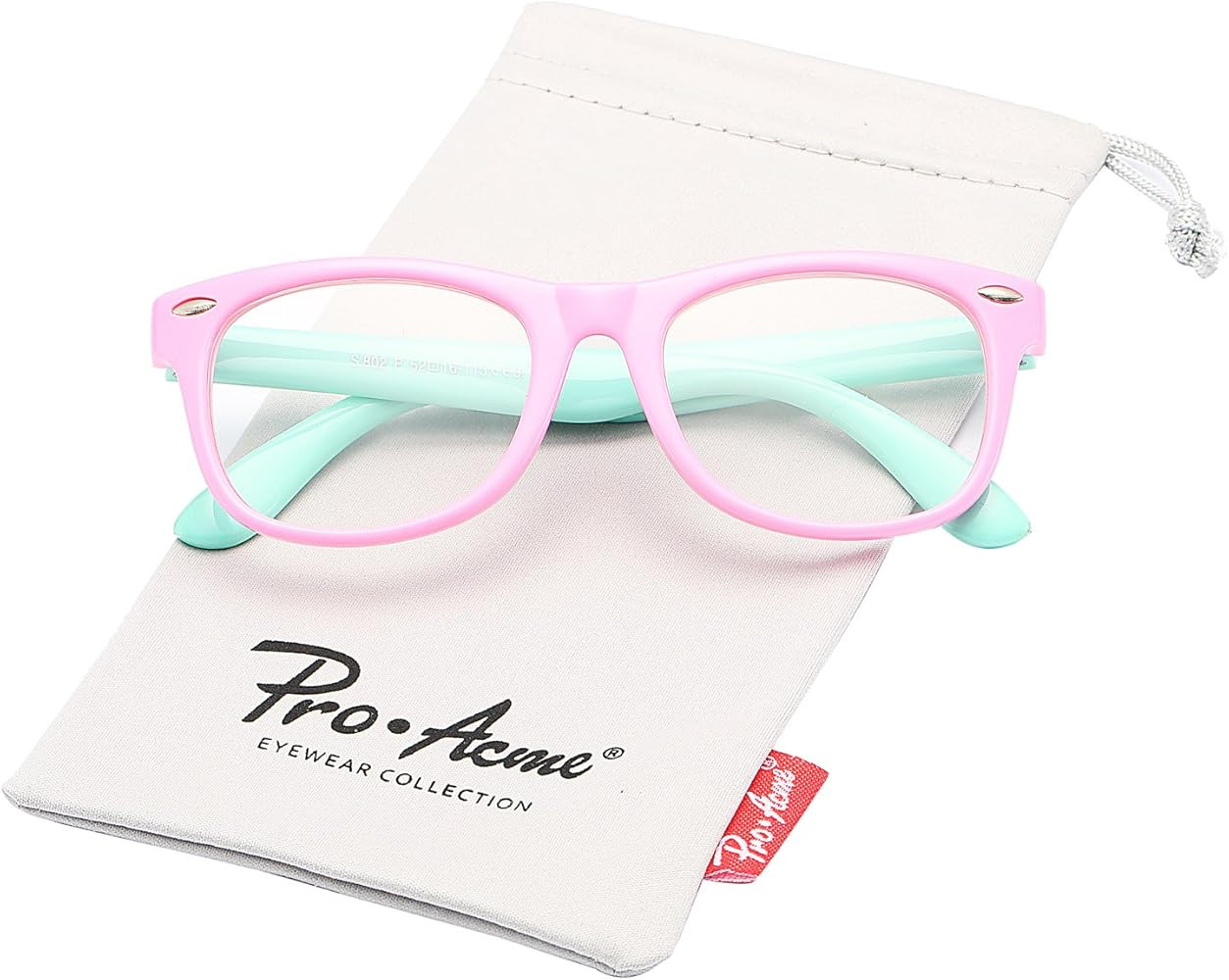 Pro Acme TPEE Rubber Flexible Kids Nerd Glasses Clear Lens Geek Fake for Costume (Age 3-10) | Amazon (US)