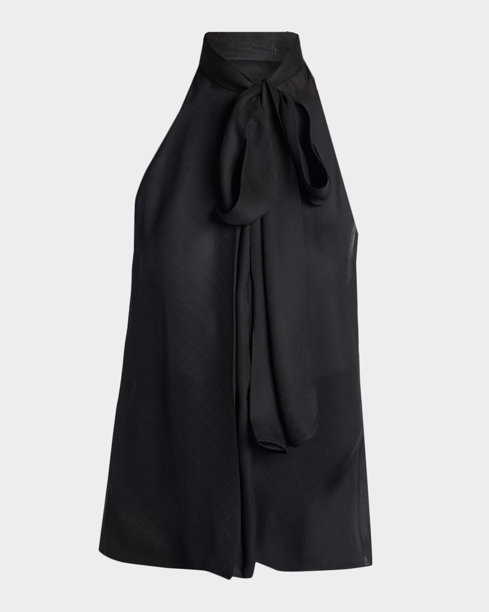 Sheer Silk Halter Top | Neiman Marcus