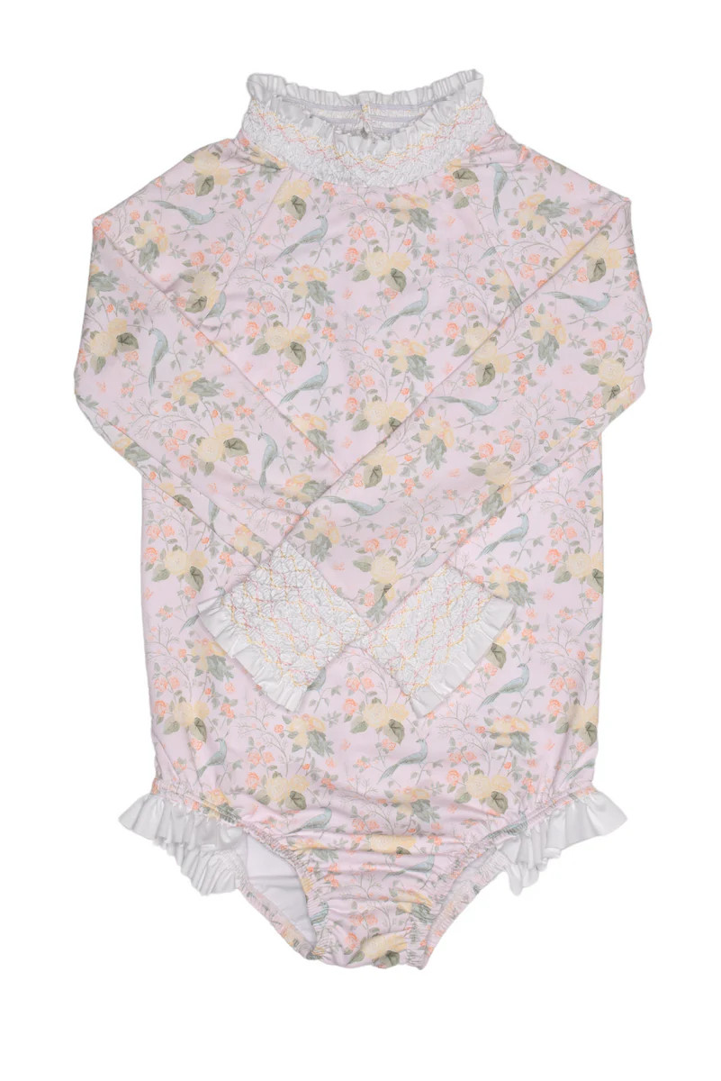 Austen Smock in Pheasant Chintz | Sun House Children's