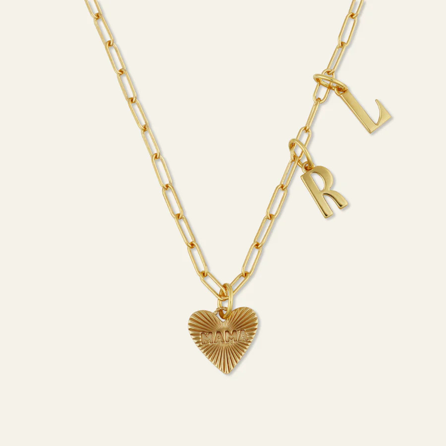 Personalized Small Heart MAMA Necklace | HART