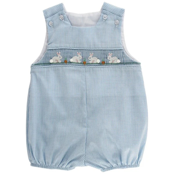 Smocked Bunnies - Boys Infant Bubble | The Bailey Boys