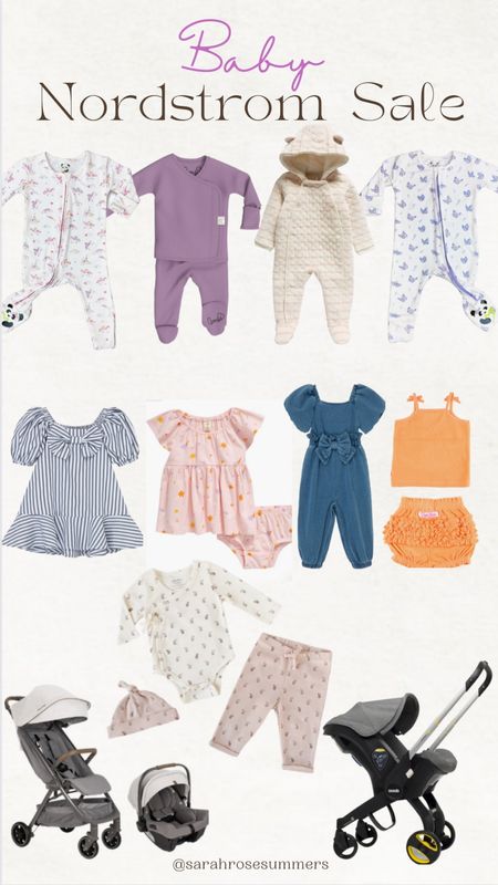 Baby girl clothes on sale at Nordstrom. Cute two pieces, dresses, and onesies as well as cult favorite doona convertible car seat stroller and ultra light weight nuna car seat with stroller duo 

#LTKxNSale #LTKsalealert #LTKbaby