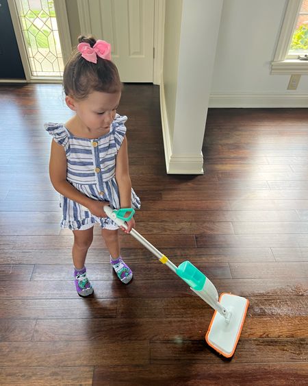 She loves her Toddler-sized swiffer. Sprays water and let’s her actually mop the floor! She loves to help with the household chores and assist mama!


Toddler must haves. Toddler toys. Toddler Montessori activities. Montessori toys. Toddler favorites. Play kits. 

#LTKfamily #LTKkids