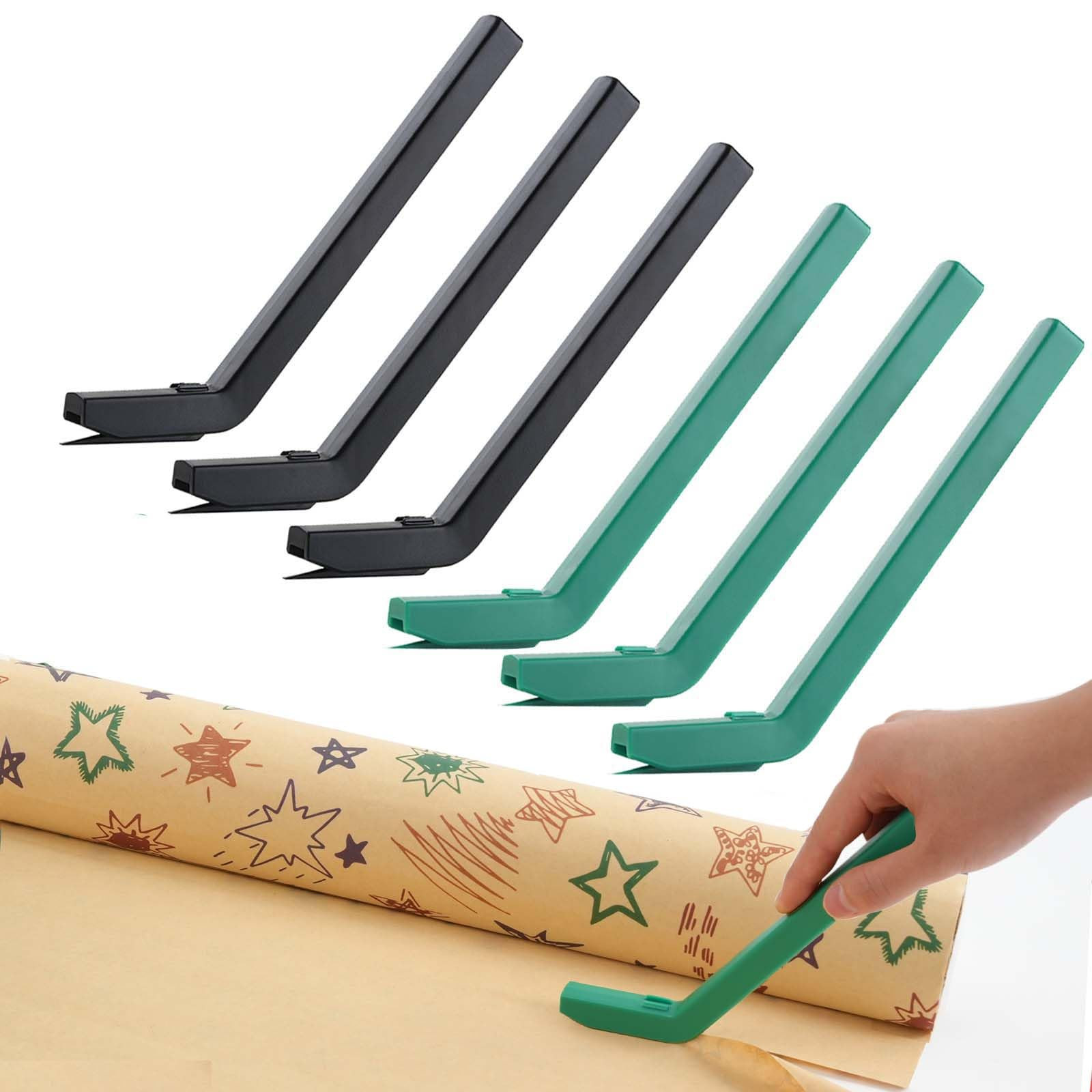 LIZAAL 6-Pack Wrapping Paper Cutter Set | Safe and Easy Gift Wrap Cutter for Christmas and Birthd... | Amazon (US)