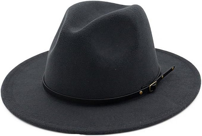Lisianthus Women Belt Buckle Fedora Hat | Amazon (US)