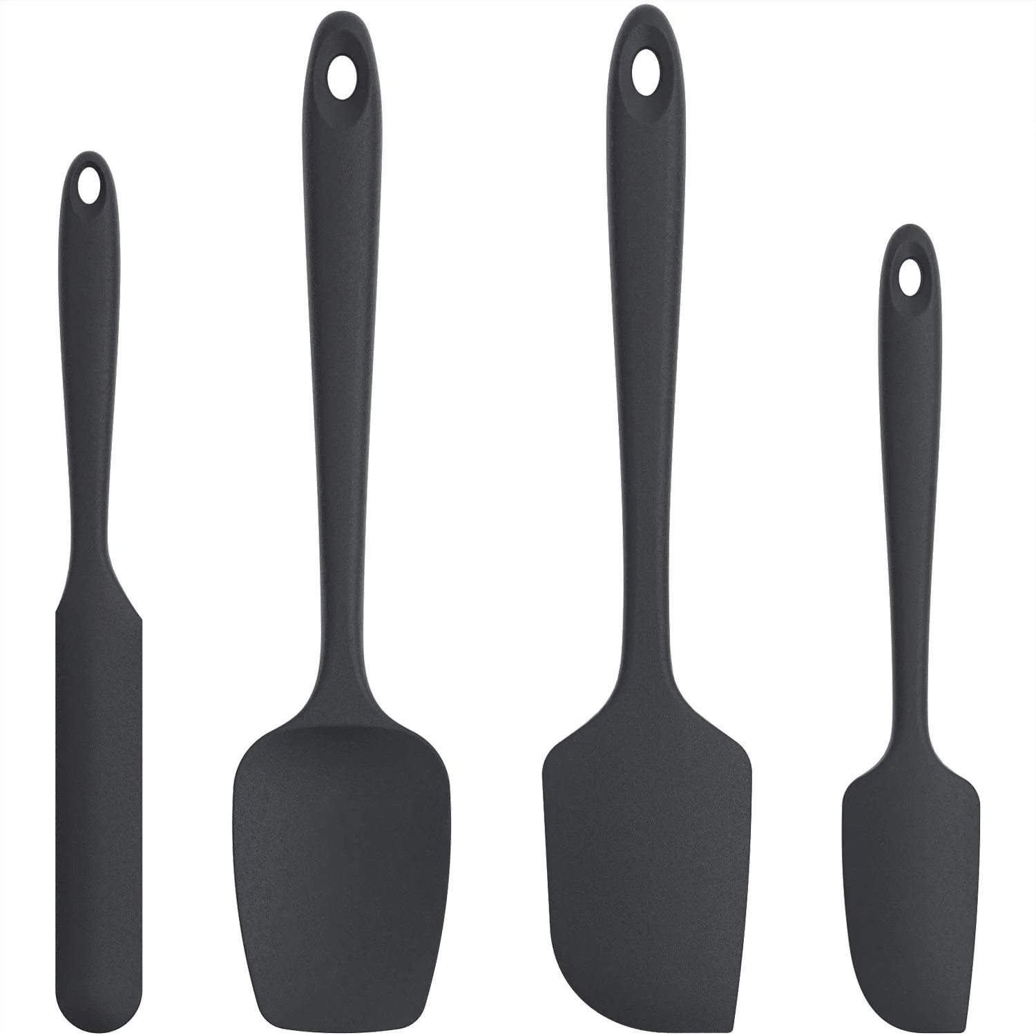 U-Taste 600ºF Heat Resistant Silicone Spatula 4 Piece Set, Non-Stick BPA Free Cooking Baking Mix... | Walmart (US)