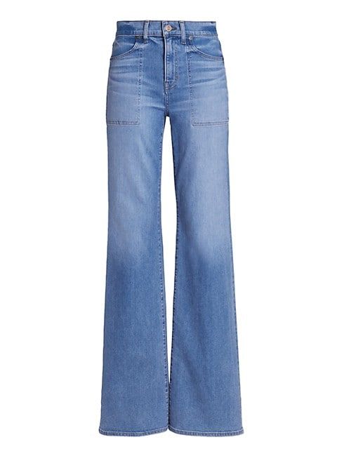 Veronica Beard Crosbie Wide-Leg Jeans | Saks Fifth Avenue