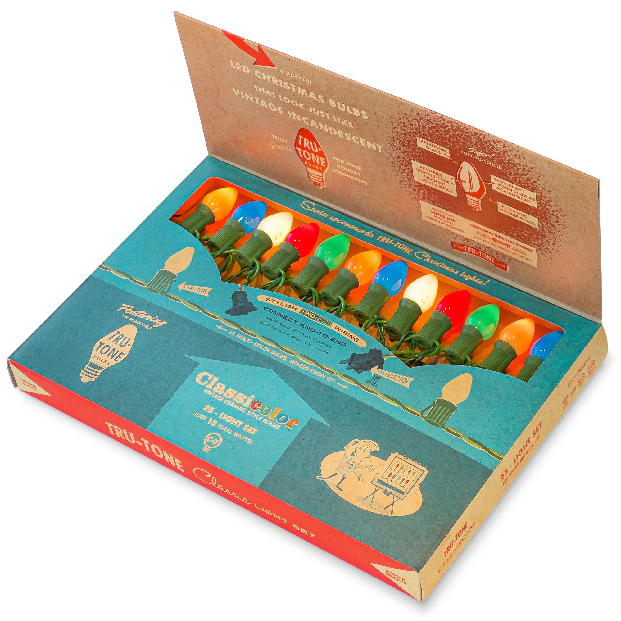 Holiday String Lights, 25 Count | Schoolhouse