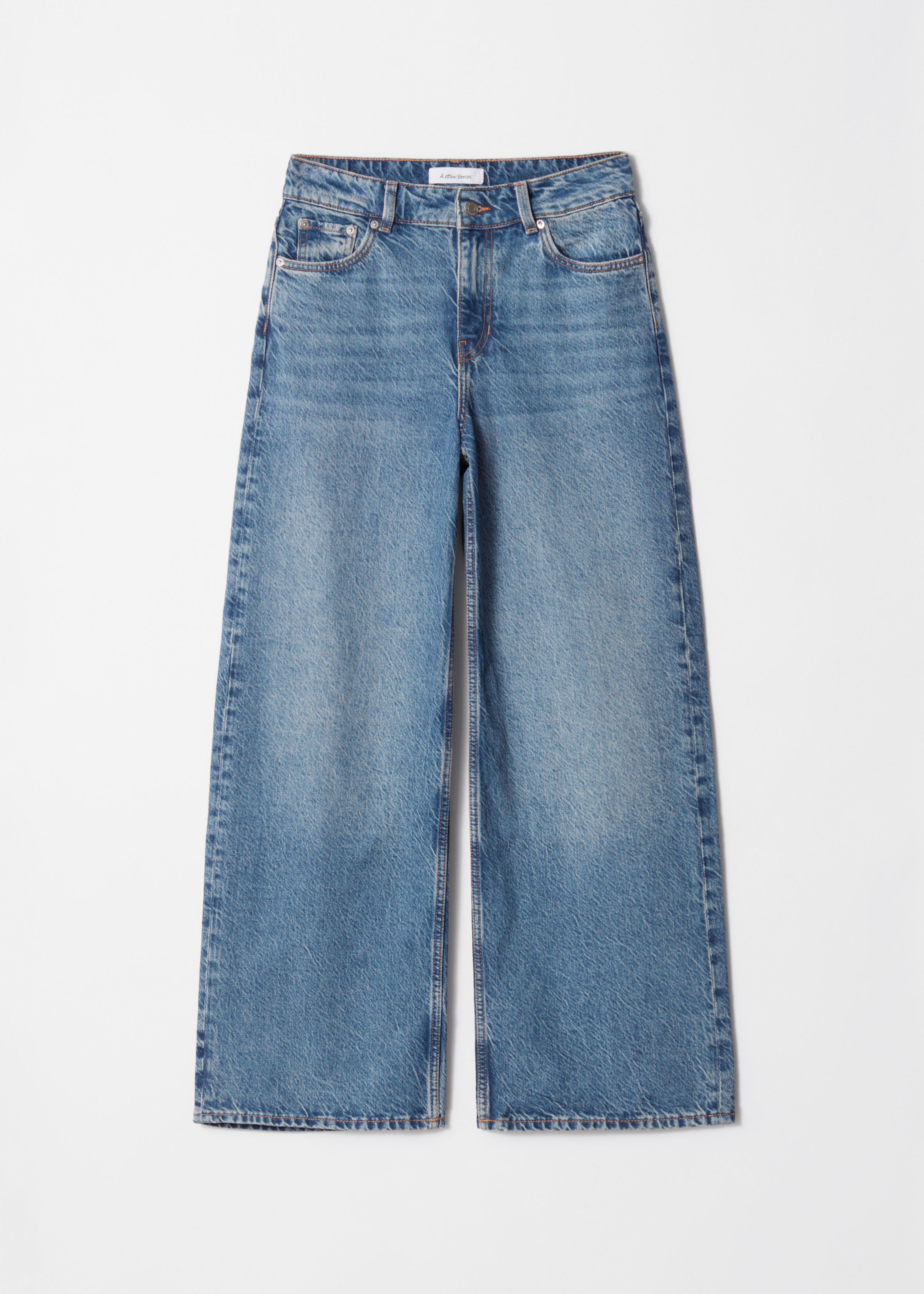 Locker geschnittene Jeans mit weitem Bein - Blau - & Other Stories DE | & Other Stories EU