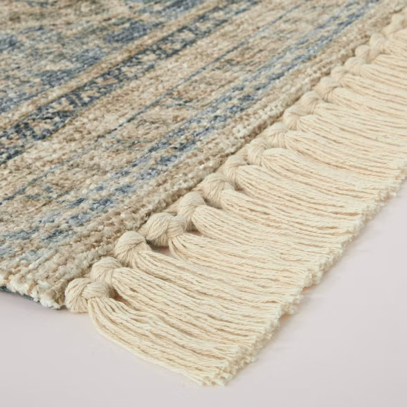 Pine Brook Diamond Persian Rug Blue - Threshold™ designed with Studio McGee | Target