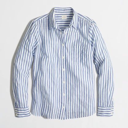 Factory crinkled gauze boy shirt | J.Crew Factory