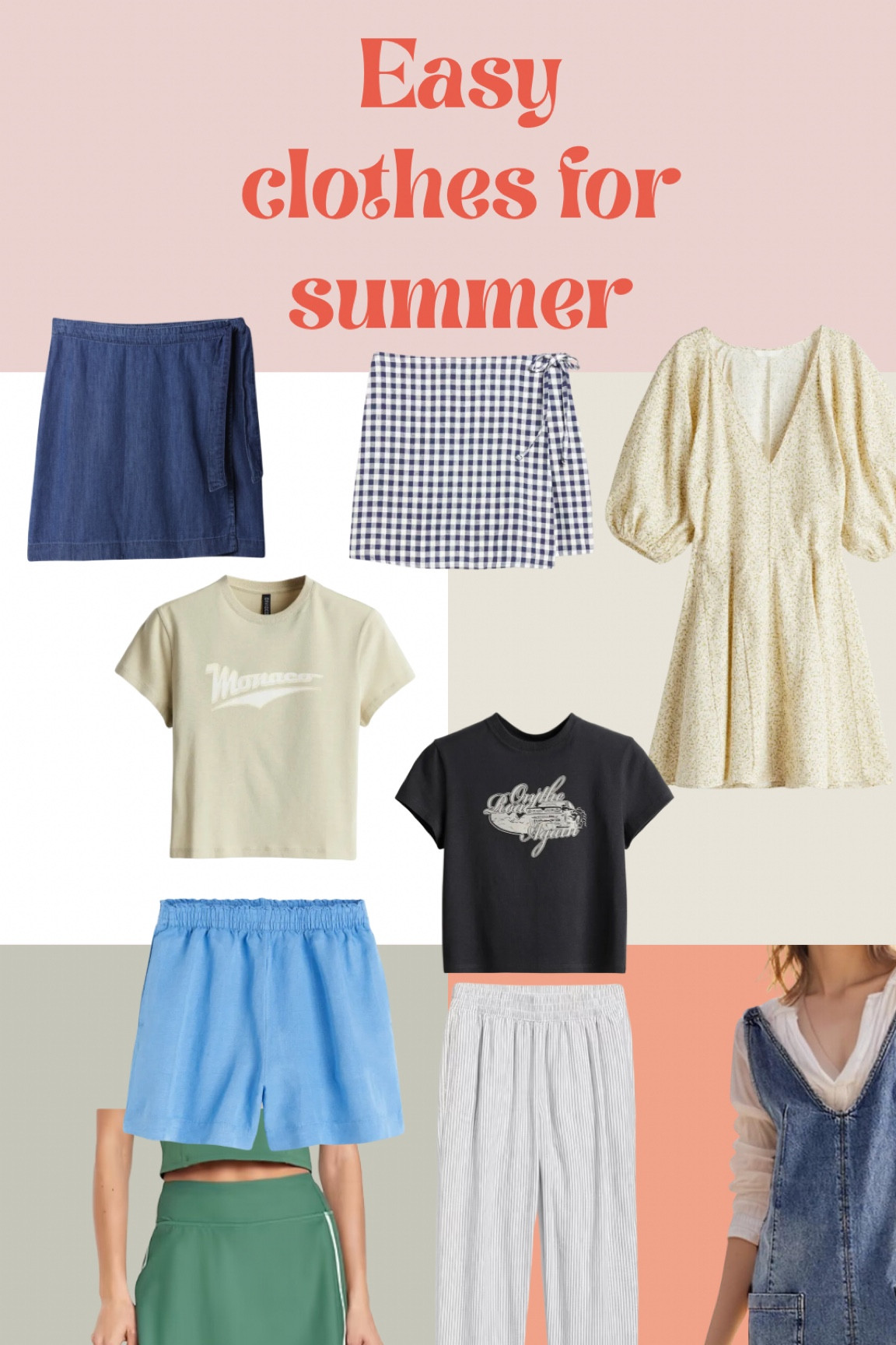 Easy mom outfits for summer. Make them casual or dress them up. 

#LTKSeasonal #LTKStyleTip