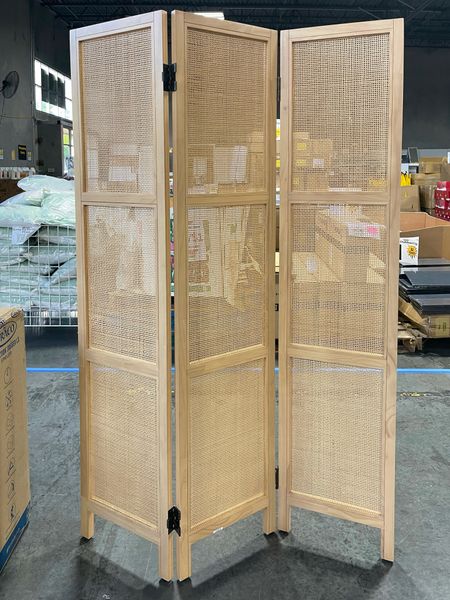 Natural Rattan Room Divider! Nice size and quality. Good way to create a private space within a room. 

#LTKHome #LTKSaleAlert
