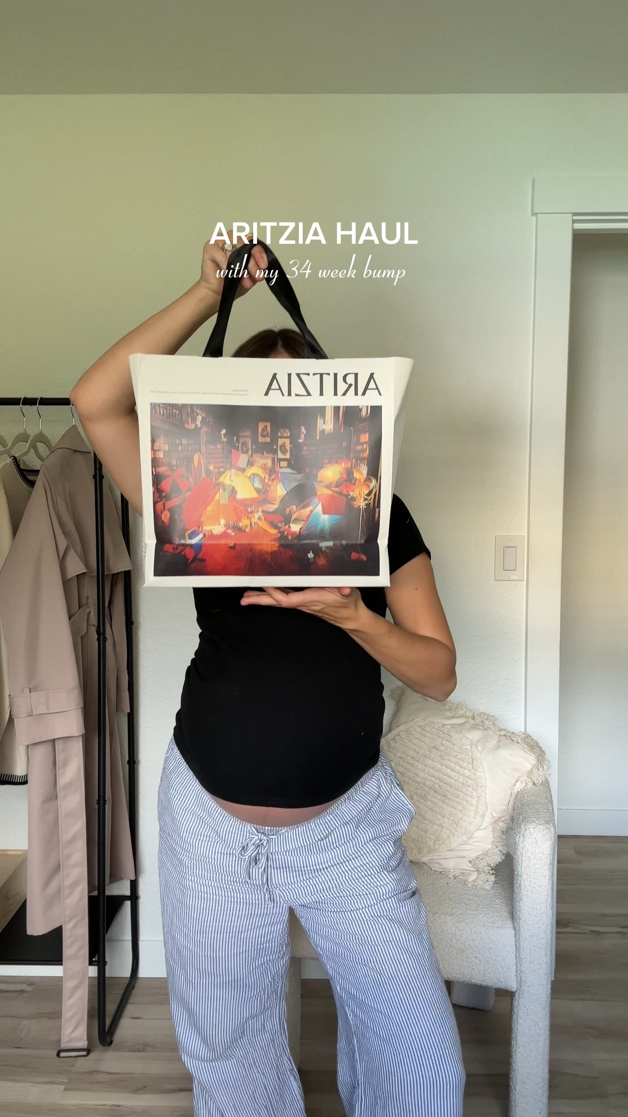 Aritzia haul at 9months pregnant!! Everything is size S my true size! 🤎

#LTKVideo #LTKBump