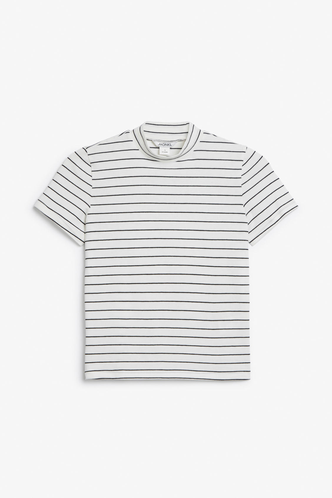 Short-sleeved turtleneck - White | Monki