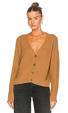ALL THE WAYS Harper Deep V Cardigan in Brown from Revolve.com | Revolve Clothing (Global)