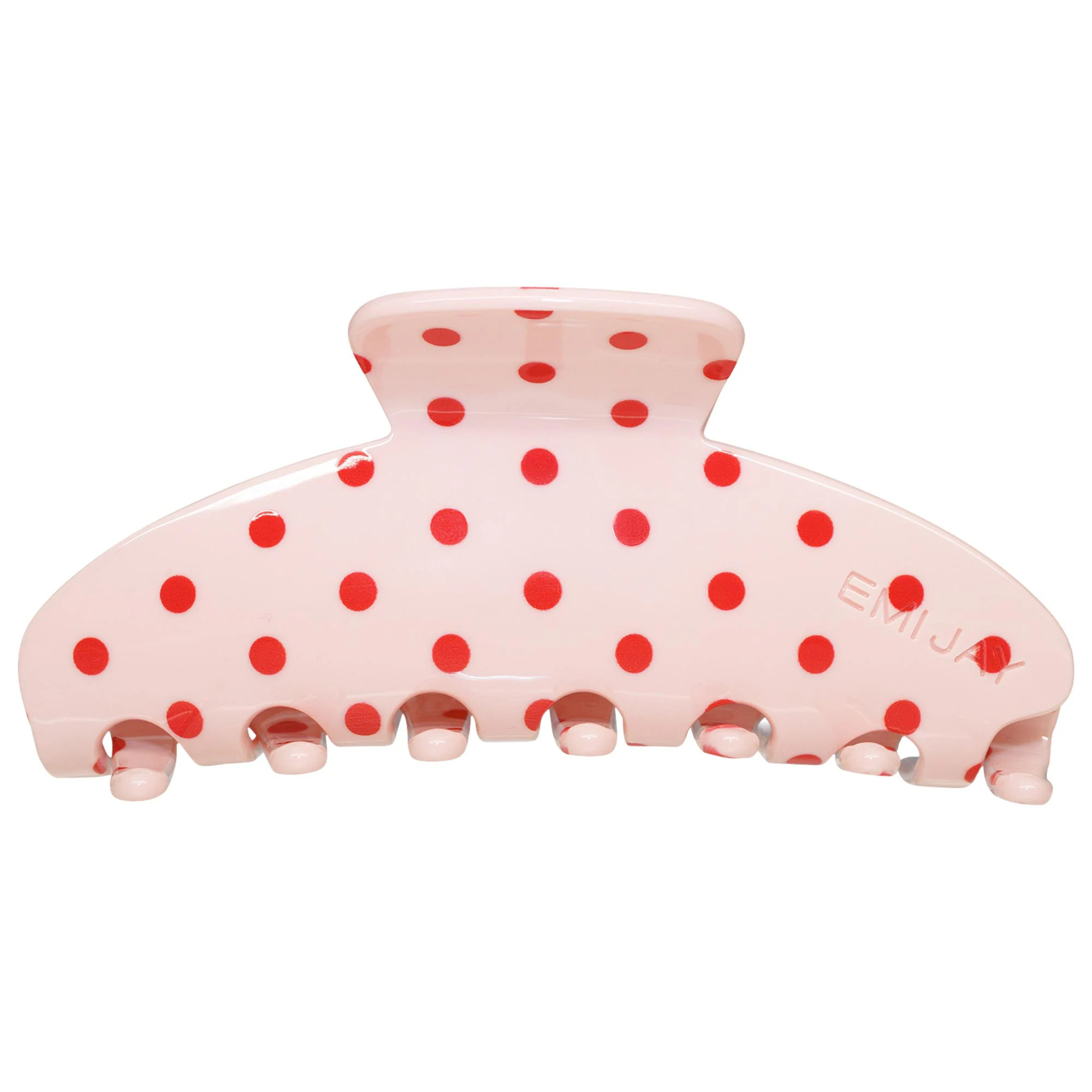 Emi Jay Big Effing Clip Hair Claw in Blush Polka Dot n/a/n/a | Sephora (US)