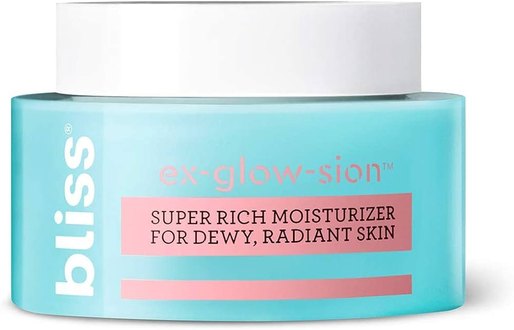 bliss Ex-glow-sion Super Rich Face Moisturizer for Dewy, Radiant Skin | Advanced Shea Butter Nour... | Amazon (US)