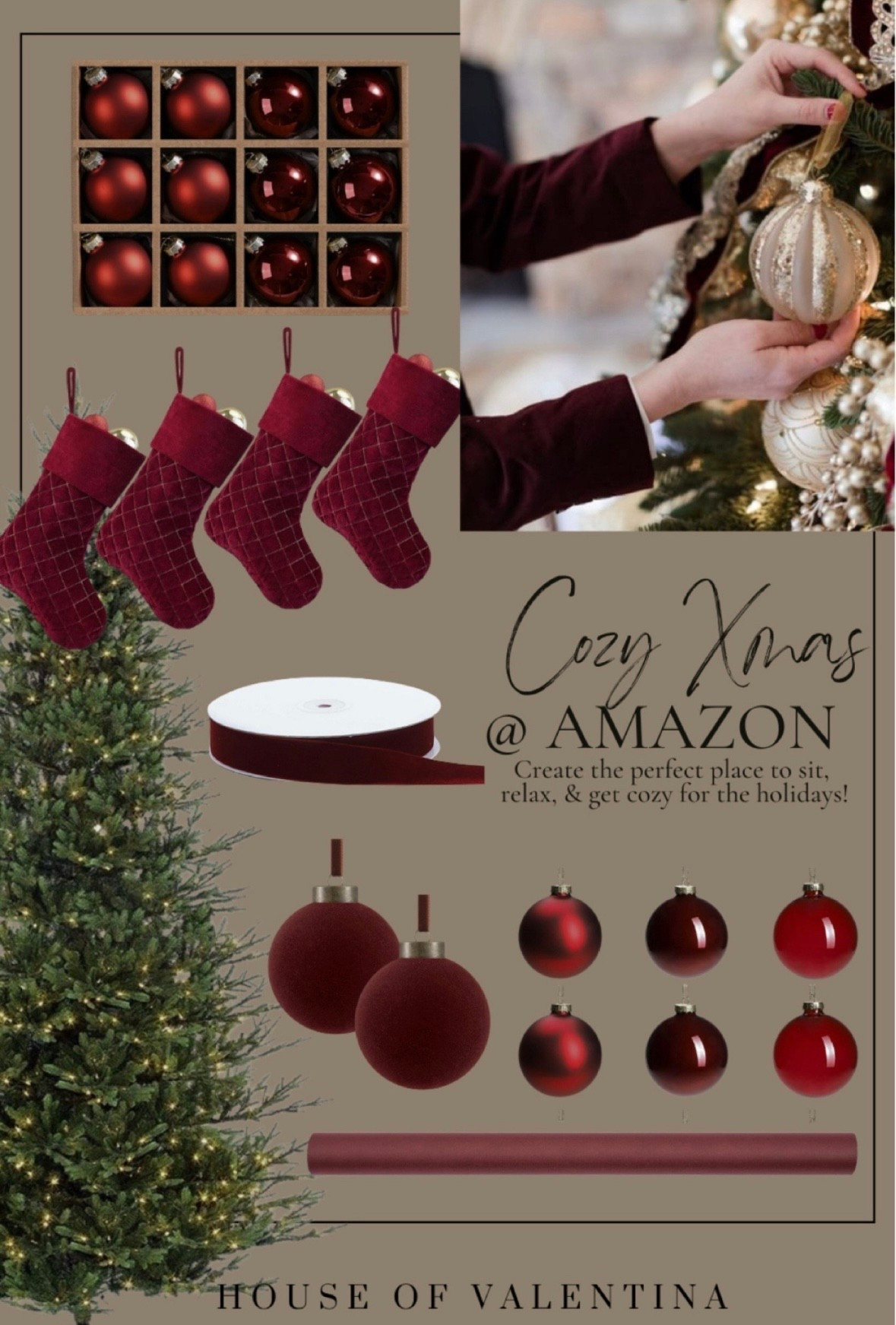 Burgundy is the viral color for Christmas decor this year and here are some favorites from Amazon!


#LTKSeasonal #LTKHoliday #LTKHome