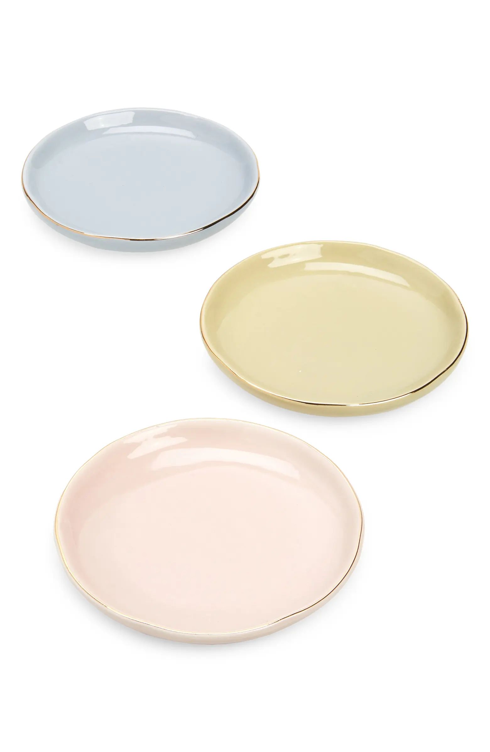 Nordstrom Set of 3 Ceramic Vanity Trays | Nordstrom | Nordstrom