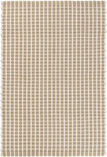Dash and Albert Gridiron Indoor/Outdoor Area Rug - 2.5' x 8' Runner Wheat Checkerboard Handwoven Accent Rug - Durable, Fade Resistant, High Traffic Friendly | Amazon (US)