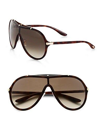 Ace Oversized Round Shield Sunglasses | Saks Fifth Avenue