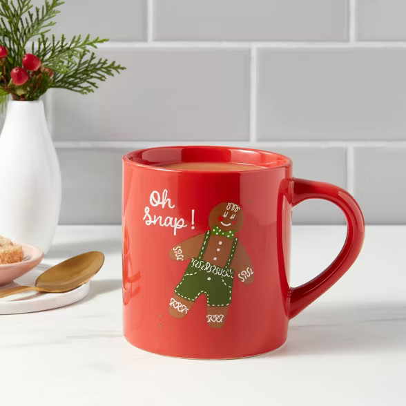 16oz Stoneware Oh Snap! Mug - Threshold™ | Target