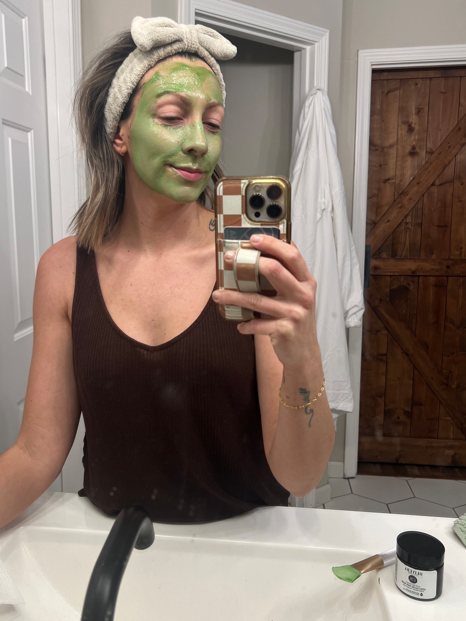 Face mask essentials, spa headband + mask brush. This mask gently exfoliates while hydrating your skin

#LTKselfcare #LTKBeauty