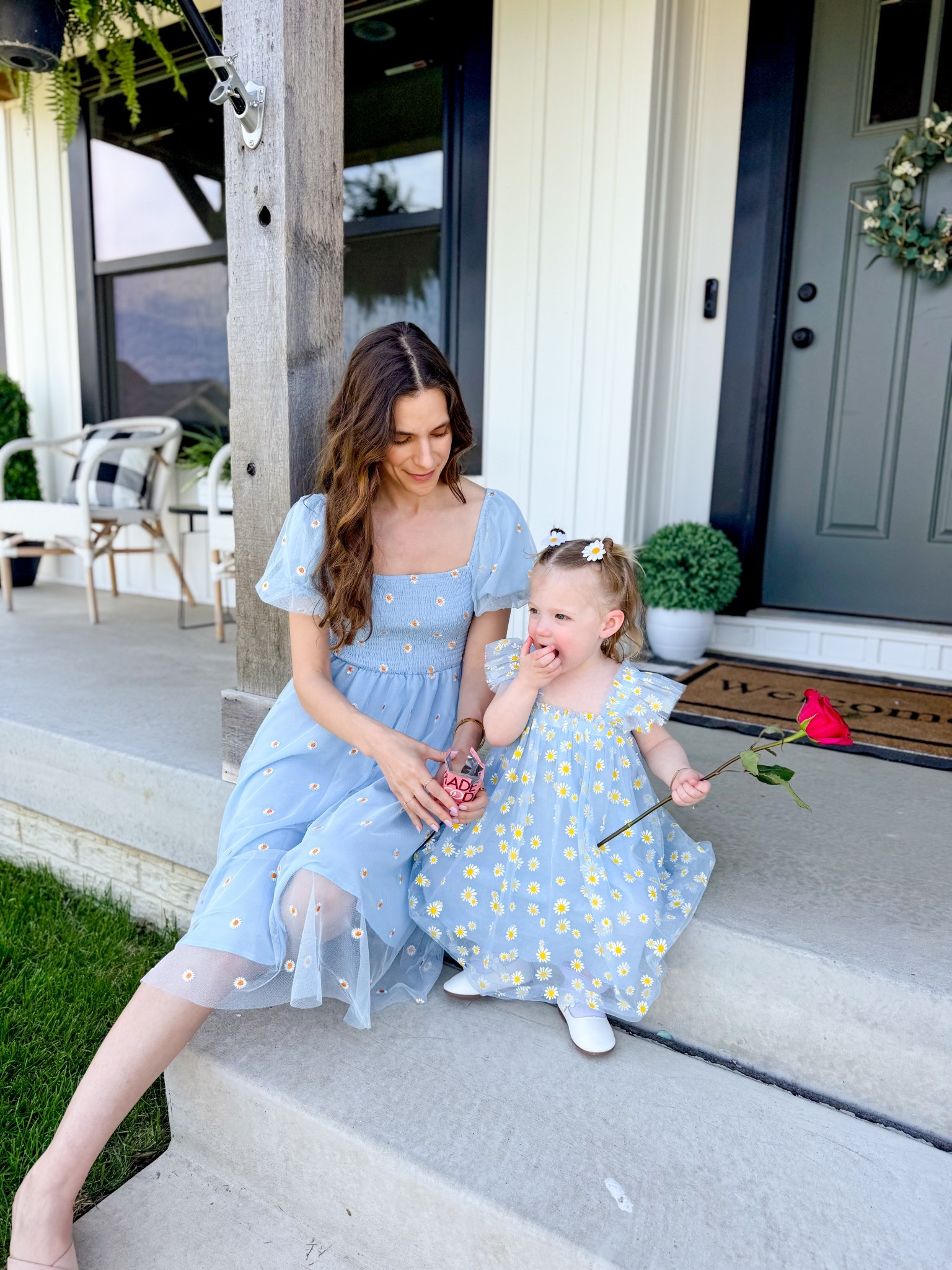 Mother daughter matching outfits! Dresses from SHEIN and they fit tts. I’m wearing an xs & my daughter is in a 2T 

#LTKKids #LTKSeasonal #LTKFamily