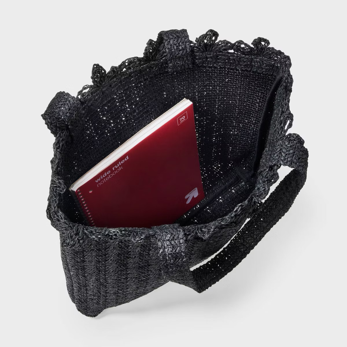 Straw Large Floral Print Tote Handbag - A New Day™ | Target