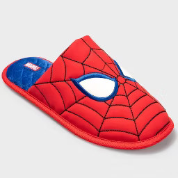 Men's Spider-Man Scuff Slipper - Red | Target