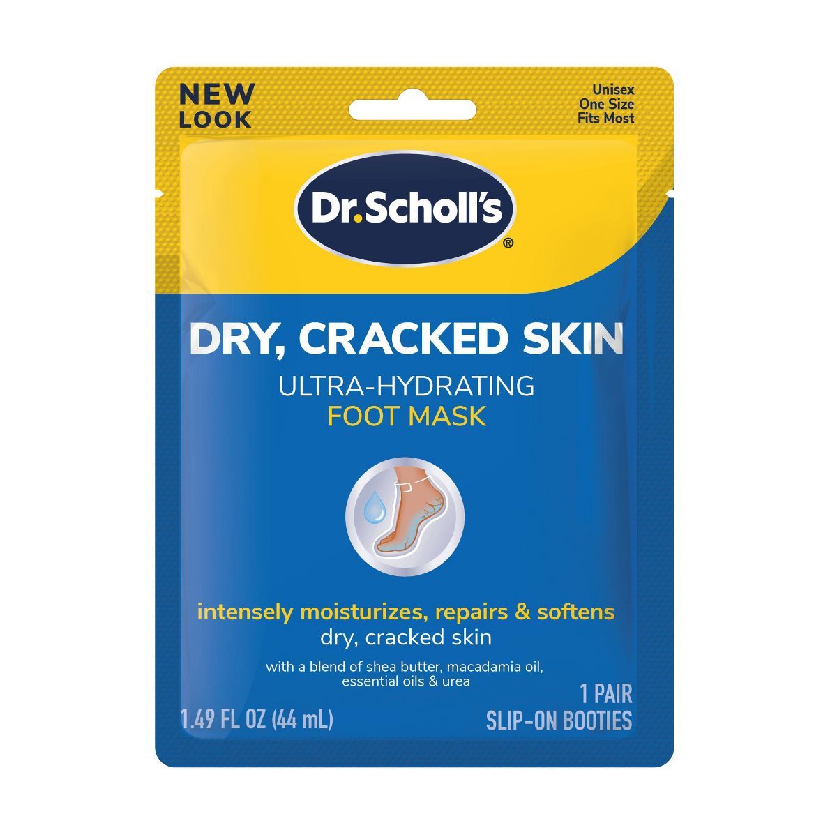 Dr. Scholl's Dry, Cracked Skin Ultra-Hydrating Foot Mask - 1 Pair | Target