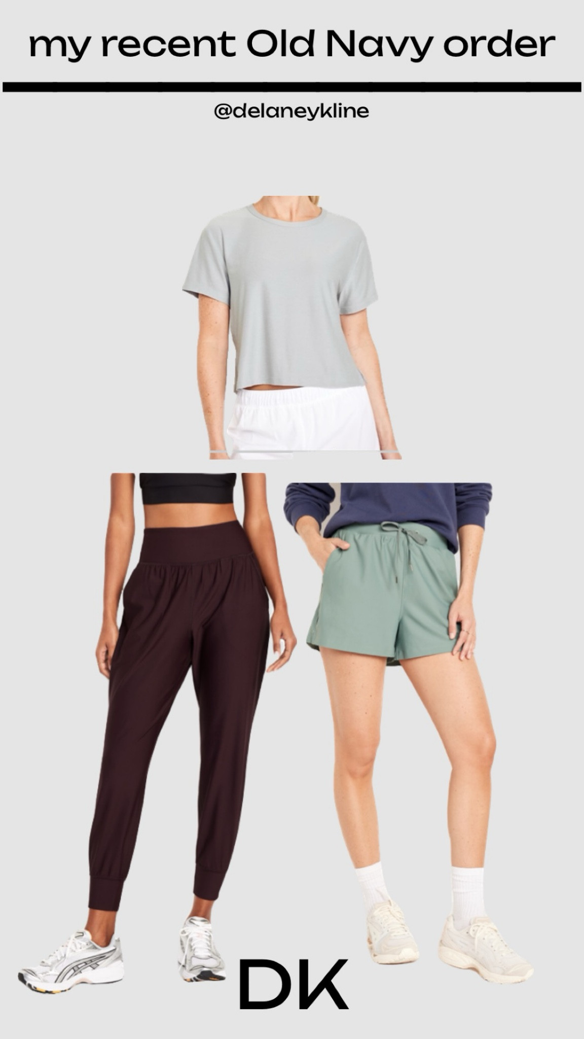 my recent Old Navy order! 