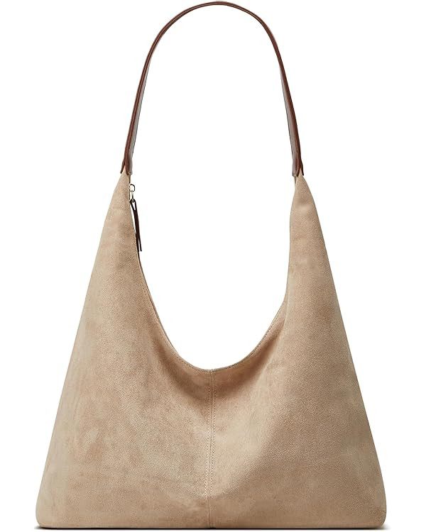 Trendy Suede Crescent Shoulder Bag Women Tote Bag Satchels Crossbody Purse Top-handle Travel Coll... | Amazon (US)