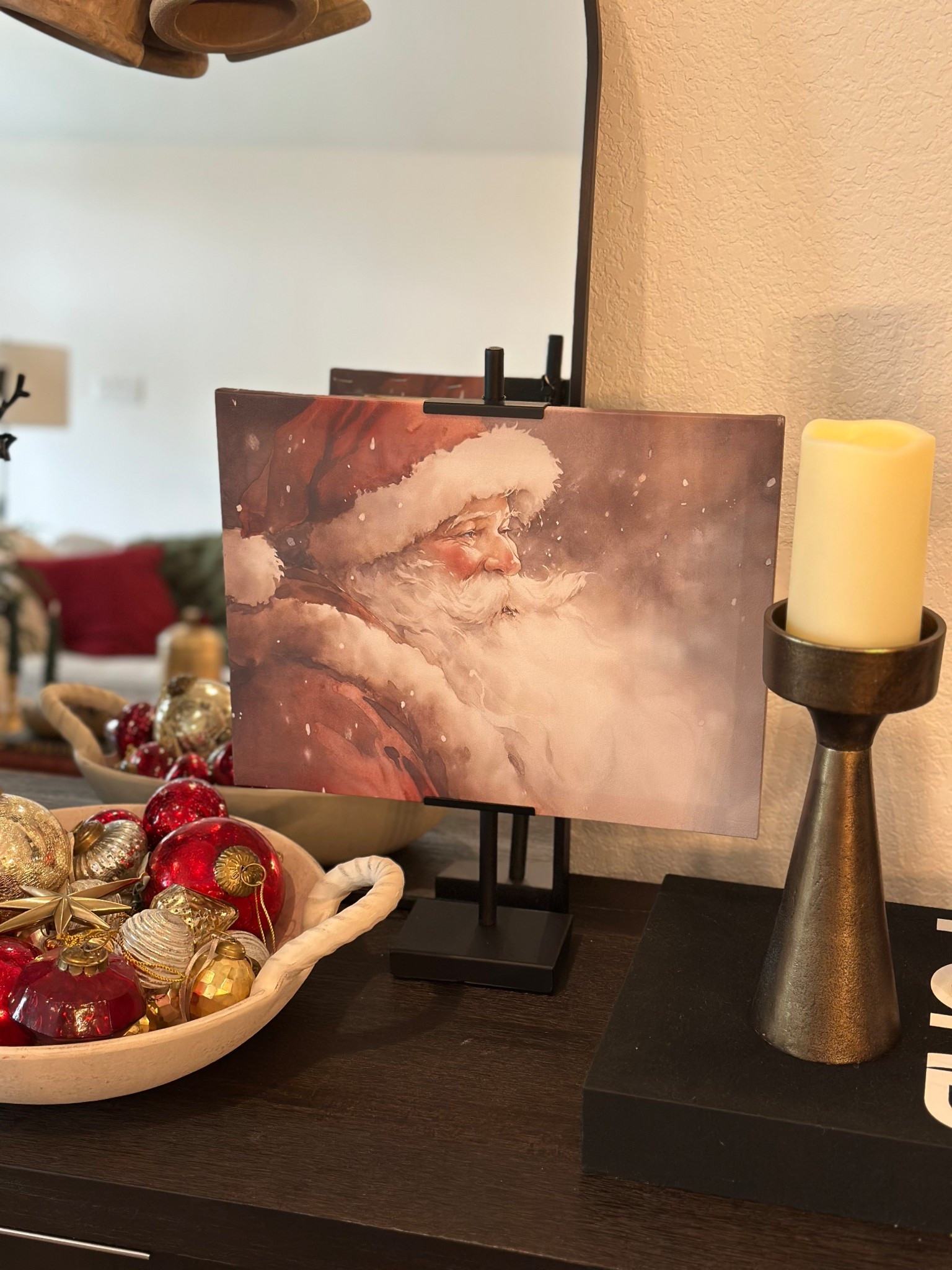 Santa picture art 

#LTKSeasonal #LTKHoliday #LTKHome