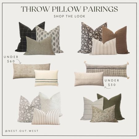 Throw pillows, throw pillow, throw pillow pairings, home decor, home

#LTKHome