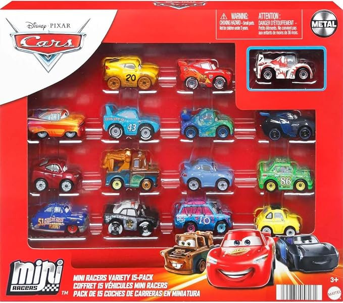 Disney Cars Mini Racers 15-Pack Variety Radiator Springs Ramone, Strip Weathers AKA The King | Amazon (US)