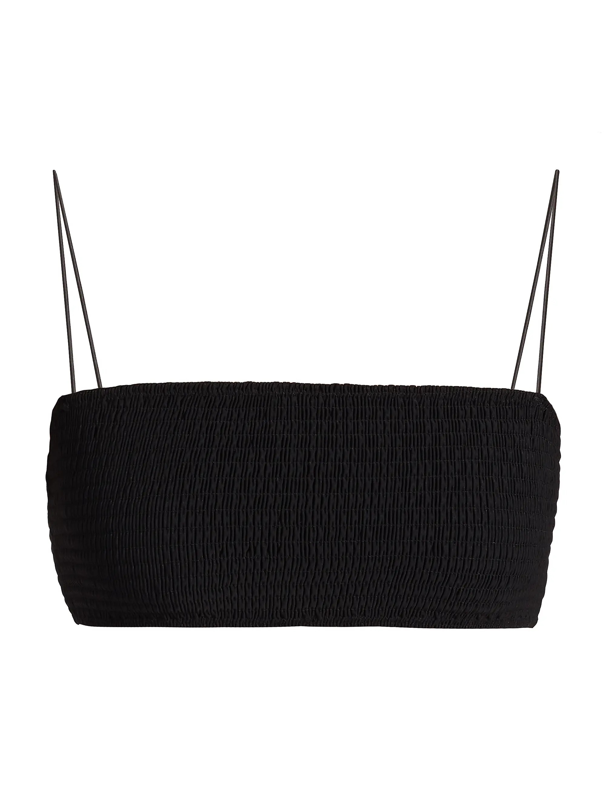 TotemeSmocked Bikini Top | Saks Fifth Avenue