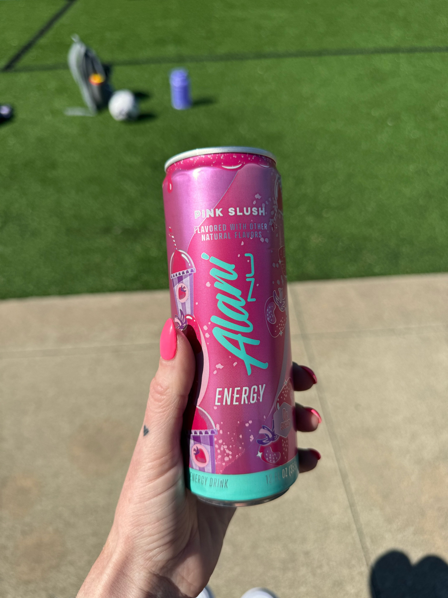 Pink slush alani nu energy drink is the best flavor! My summer must have drink at the soccer fields 

200mg of caffeine and bold flavor all for 15 calories or less and 0g of sugar! 