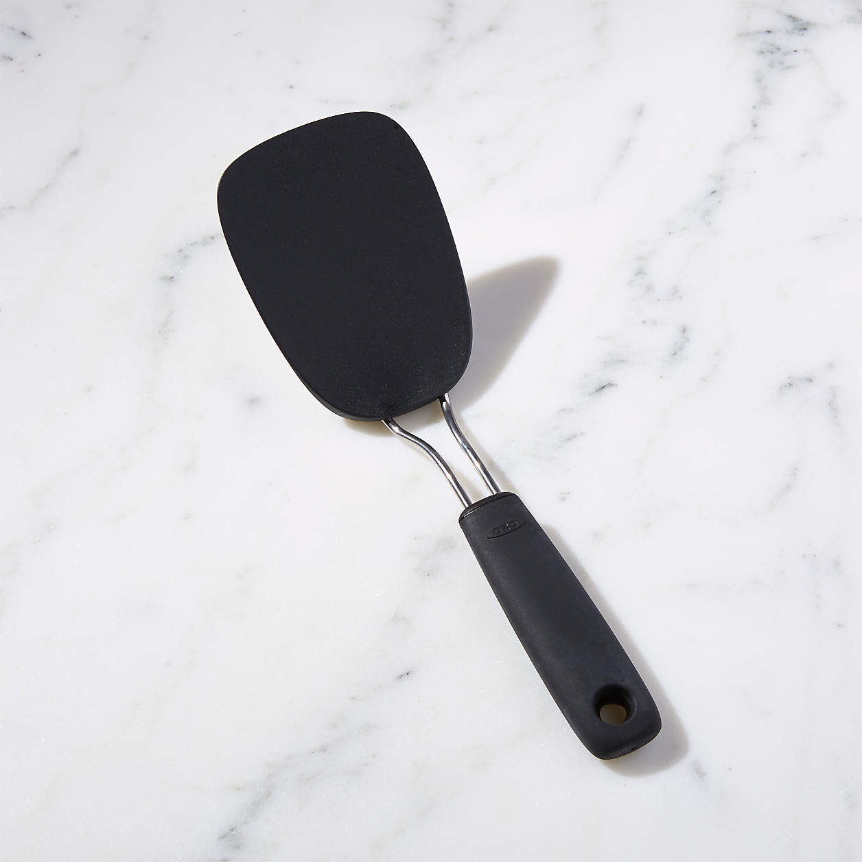 OXO Black Flexible Turner Spatula + Reviews | Crate & Barrel | Crate & Barrel