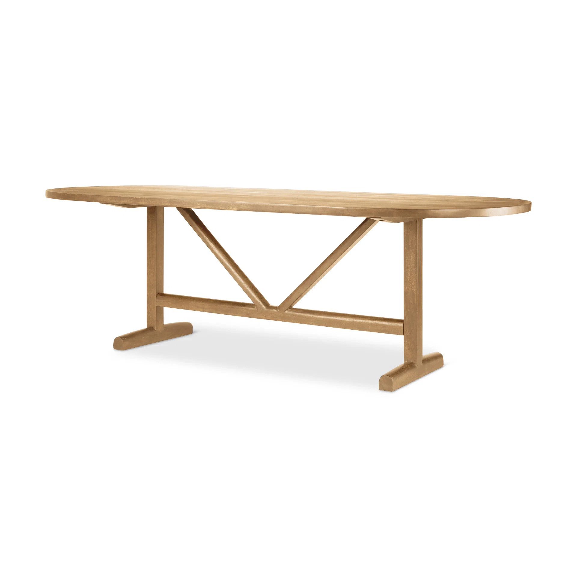 Rune Oval Solid Wood Dining Table | Wayfair North America