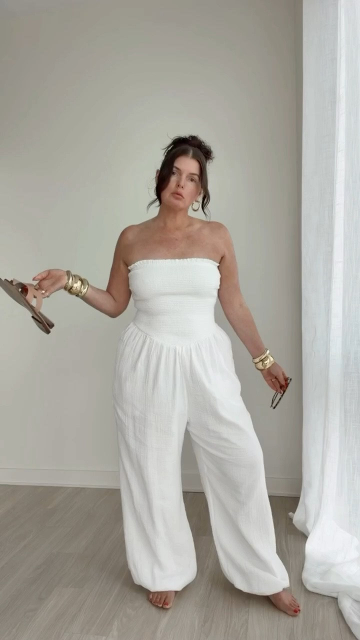 Summer outfit 
Jumpsuit is true to size

#LTKdayinmylife #LTKSeasonal
